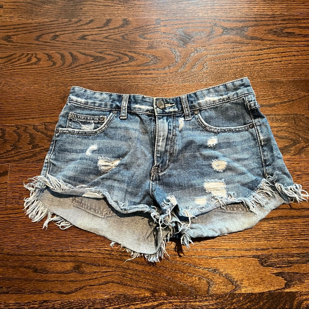 Free People Denim Shorts
